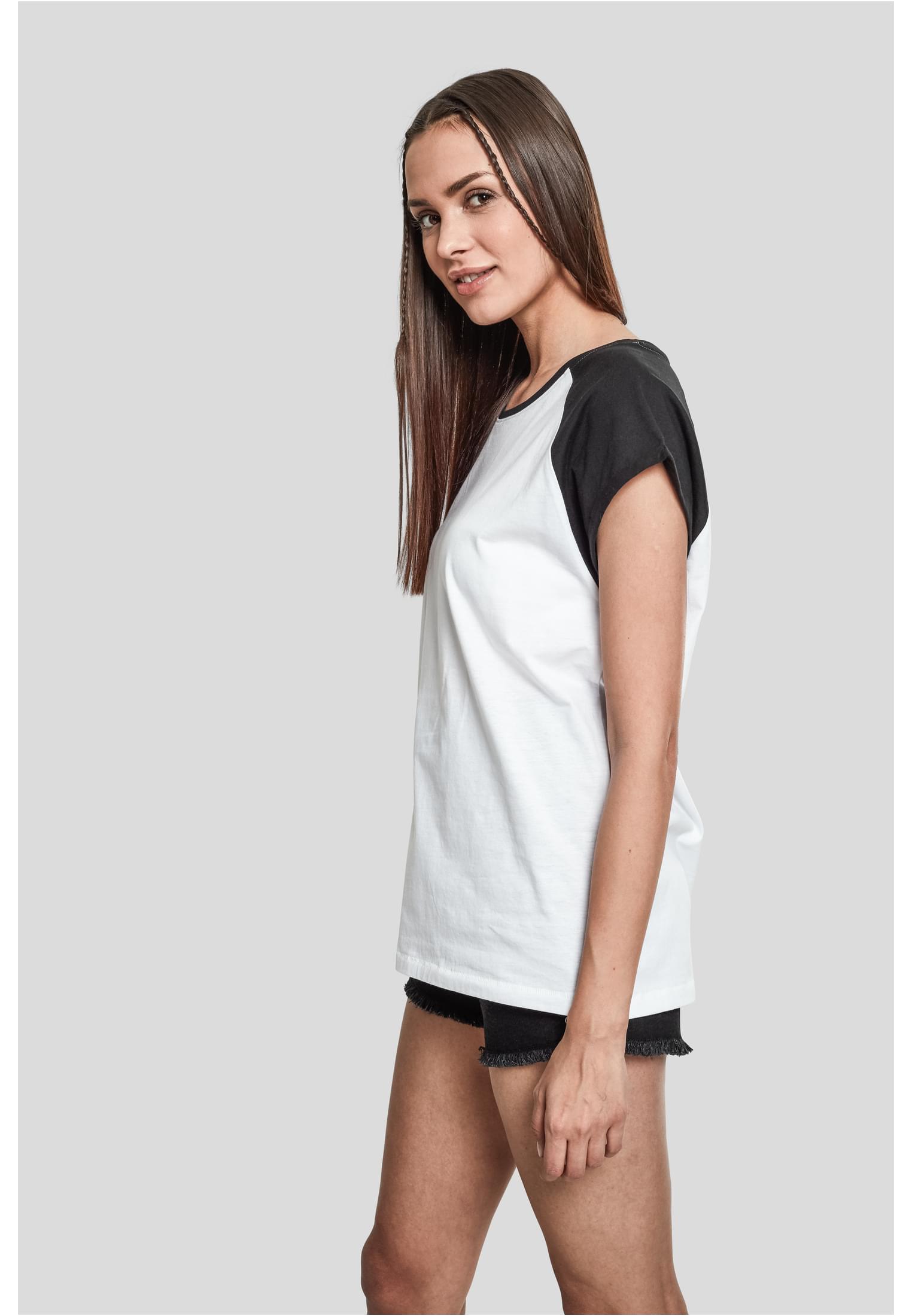 Ladies Contrast Raglan Tee