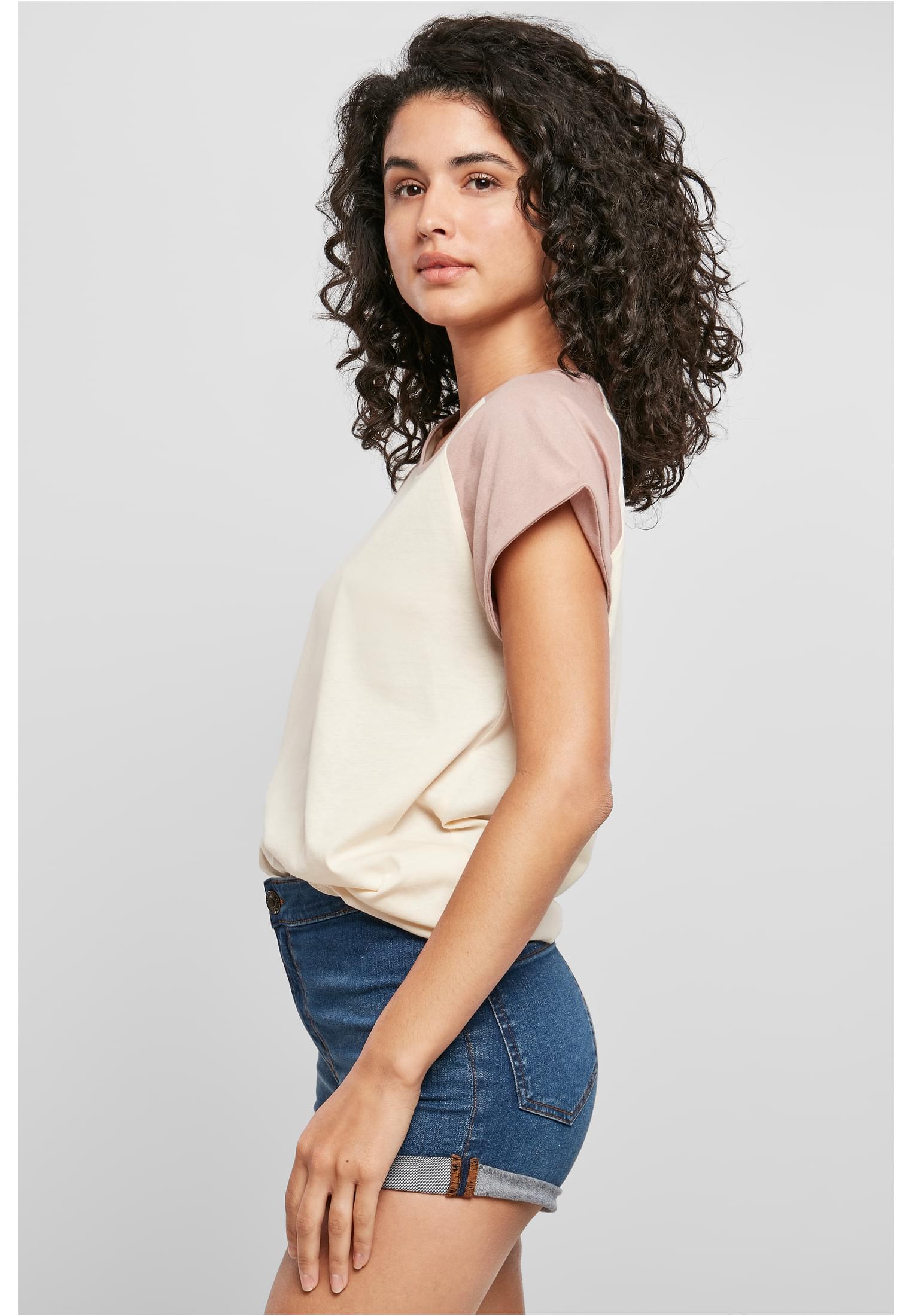 Ladies Contrast Raglan Tee