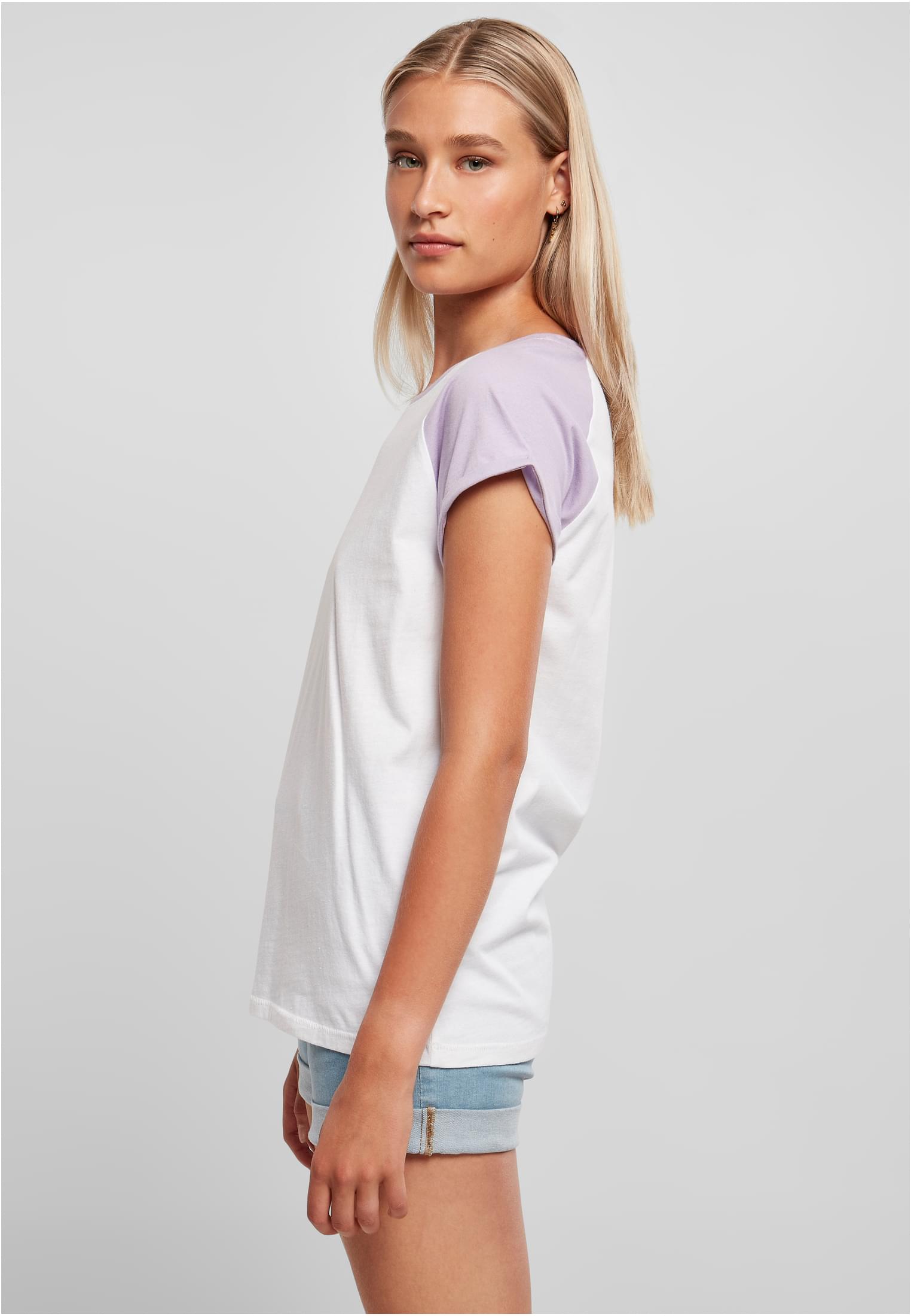 Ladies Contrast Raglan Tee