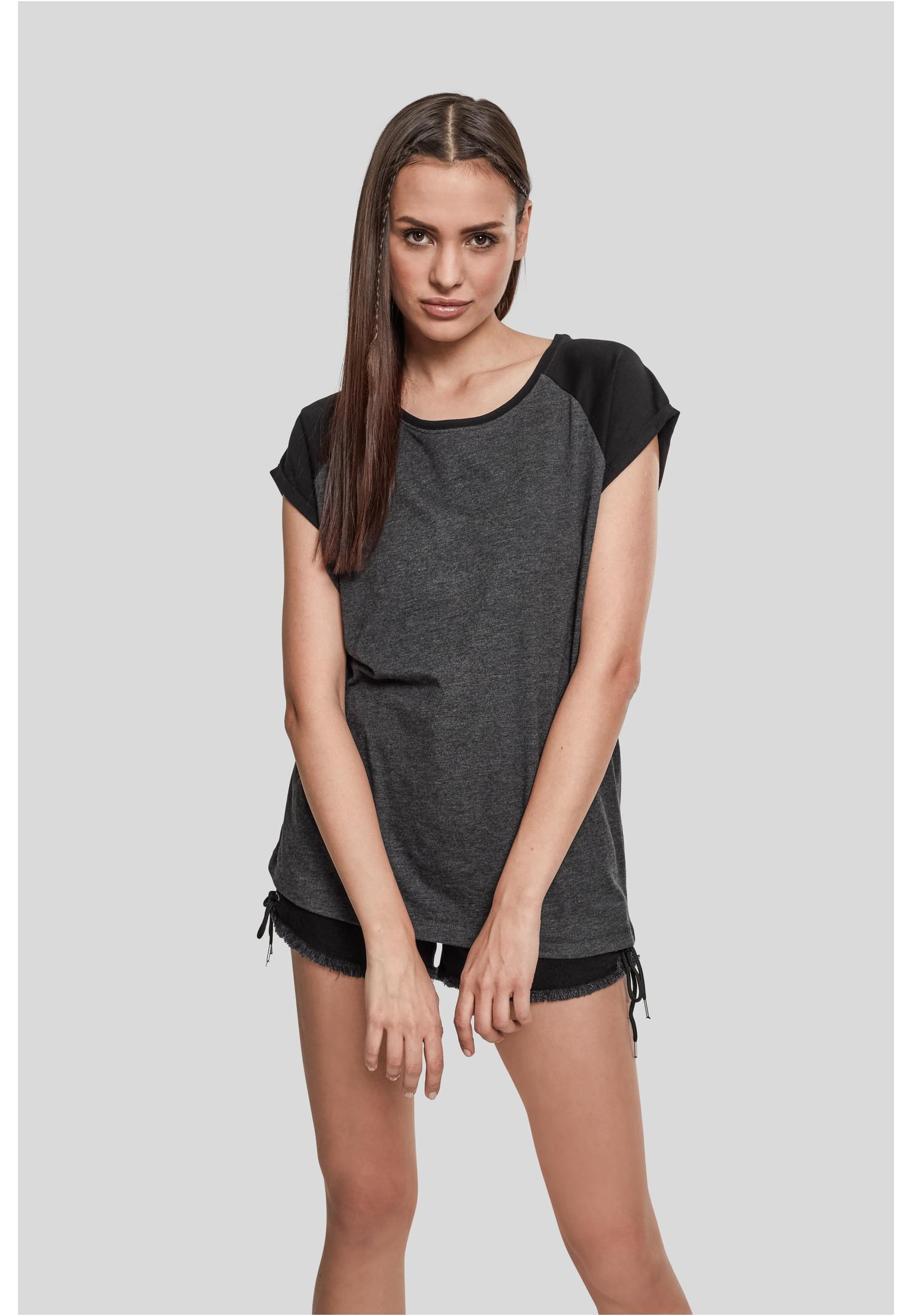 Ladies Contrast Raglan Tee