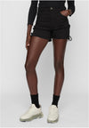 Short en jean taille haute à lacets UC