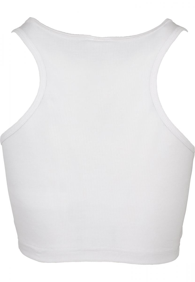 Top curto canelado UC