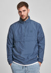 Kapuzenpullover mit versteckter Kapuze Vintage Blau XXL