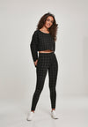 UC Check High Waist Tights