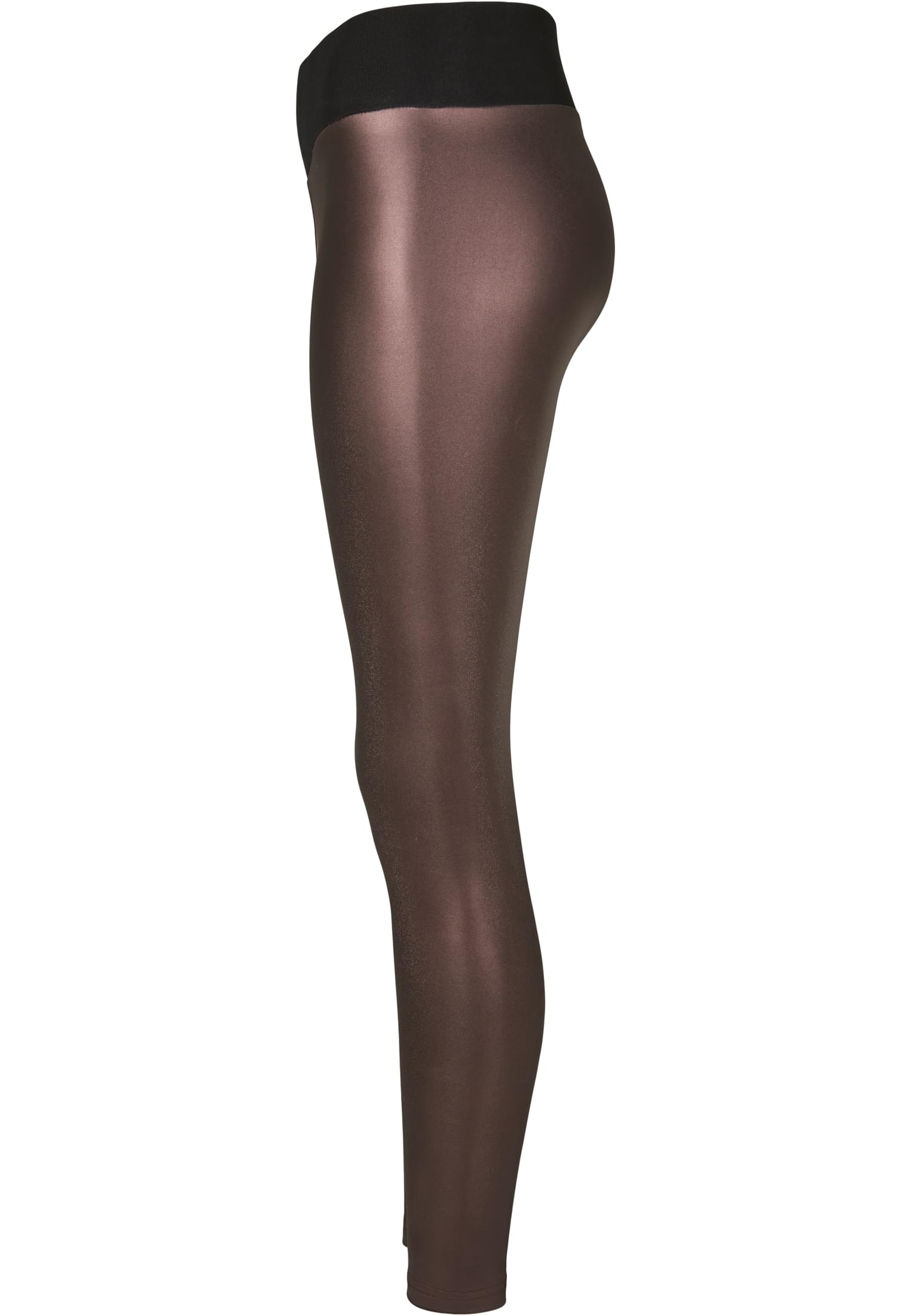 Leggings a vita alta in similpelle UC