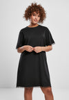 UC Boxy Lace Hem Tee Dress