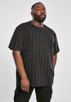 UC Oversized-T-Shirt mit Nadelstreifen