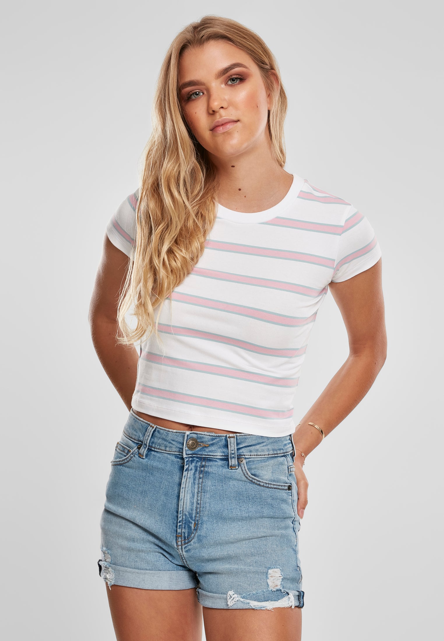 Tričko UC Stripe Cropped