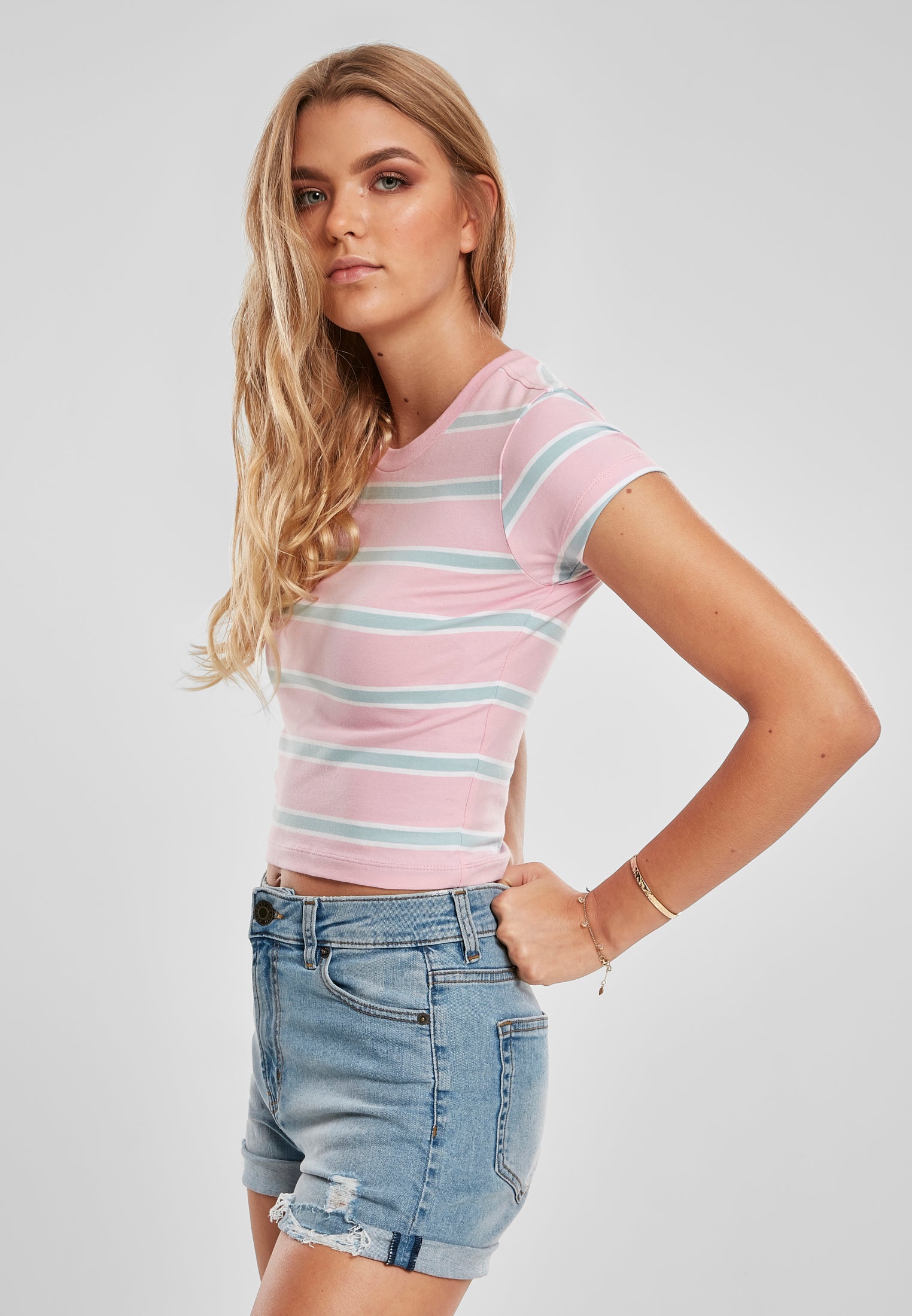Tričko UC Stripe Cropped
