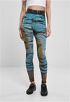 Leginsy UC Cotton Tie Dye z wysokim stanem
