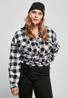 Camisa corta de cuadros extragrandes UC