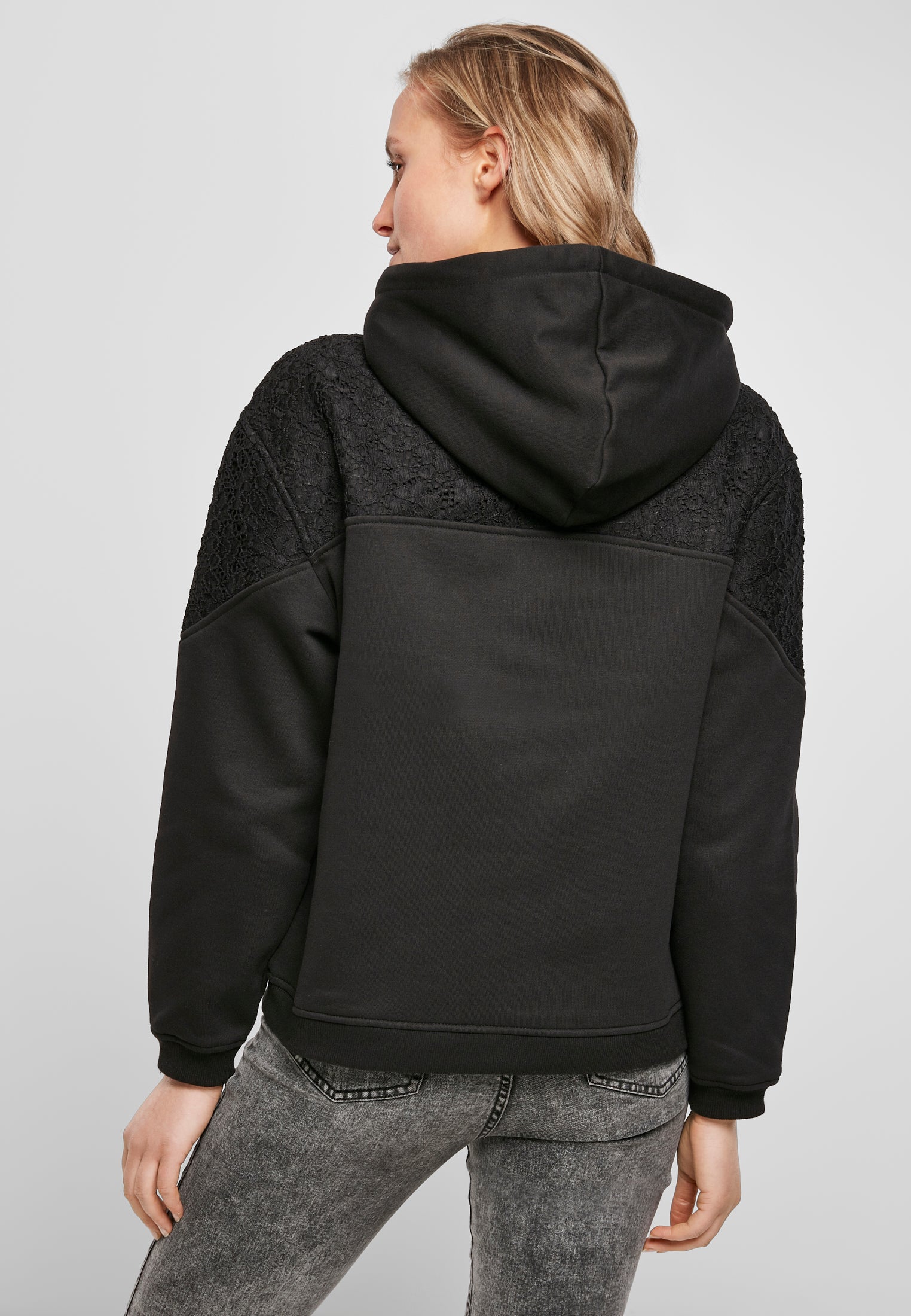 UC Lace Inset Hoody