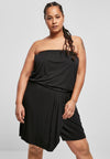 Vestido bandeau corto de viscosa UC