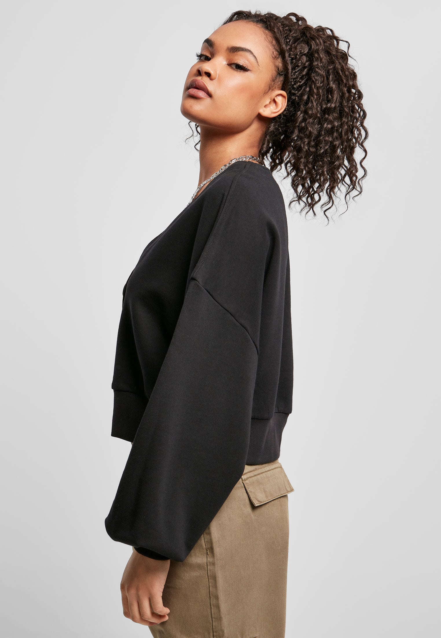 Bayan Organik Büyük Boy Kısa Havlu Hırka beyazkum XXL