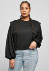 Cuello redondo de modal terry con hombros acolchados UC