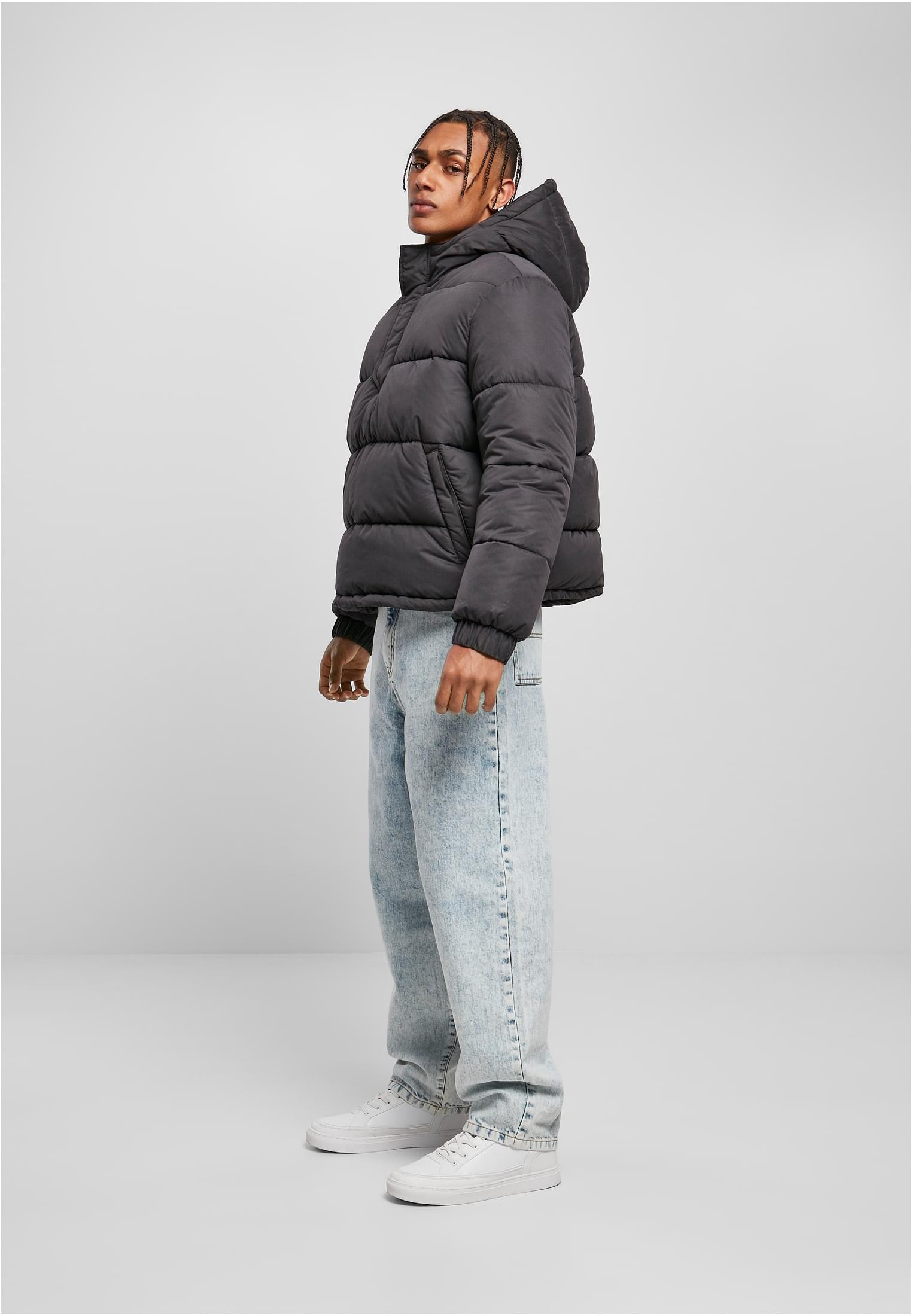 UC Hooded Cropped Pull Over Jacket