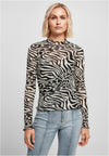 UC AOP Mesh Turtleneck Longsleeve