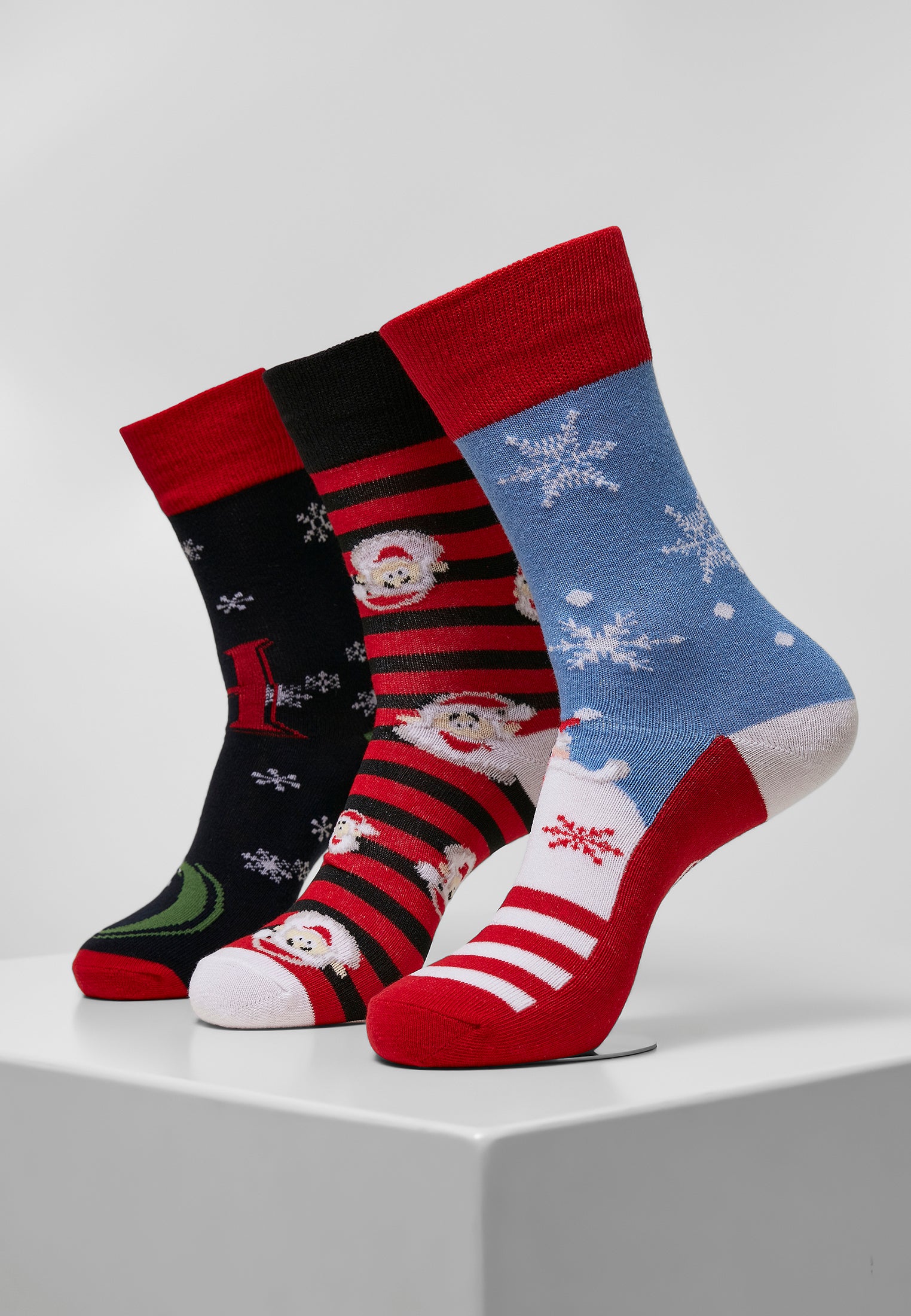 UC Santa Ho Christmas Socks 3-Pack