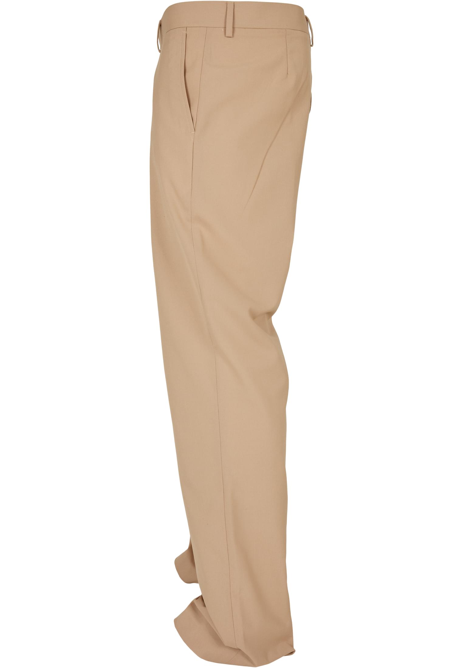 UC Straight Pleat-Front Trousers