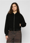 Jaqueta bomber sherpa oversized feminina branca e XXL