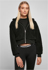 Giacca corta oversize in sherpa UC