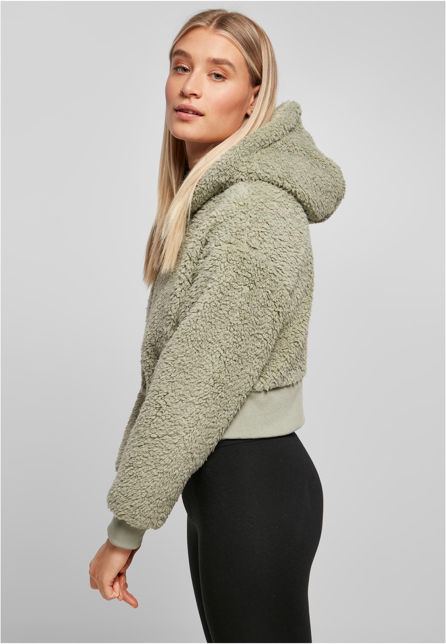 Giacca corta oversize in sherpa UC