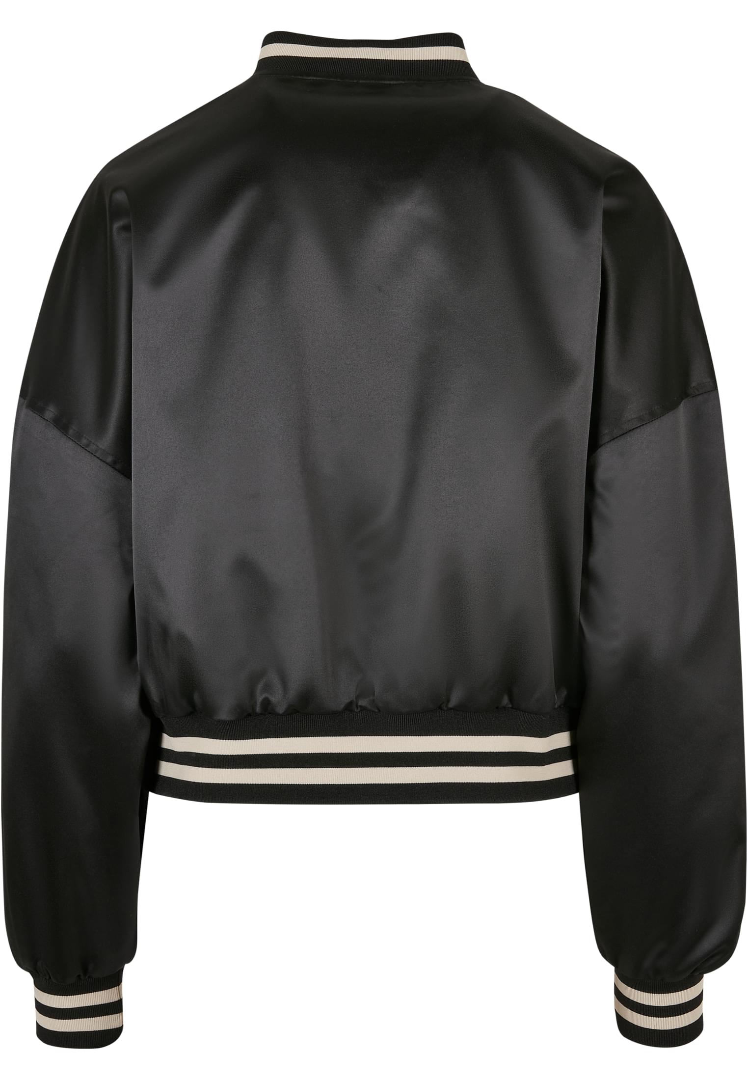 UC Short Oversized Satin College Jacket