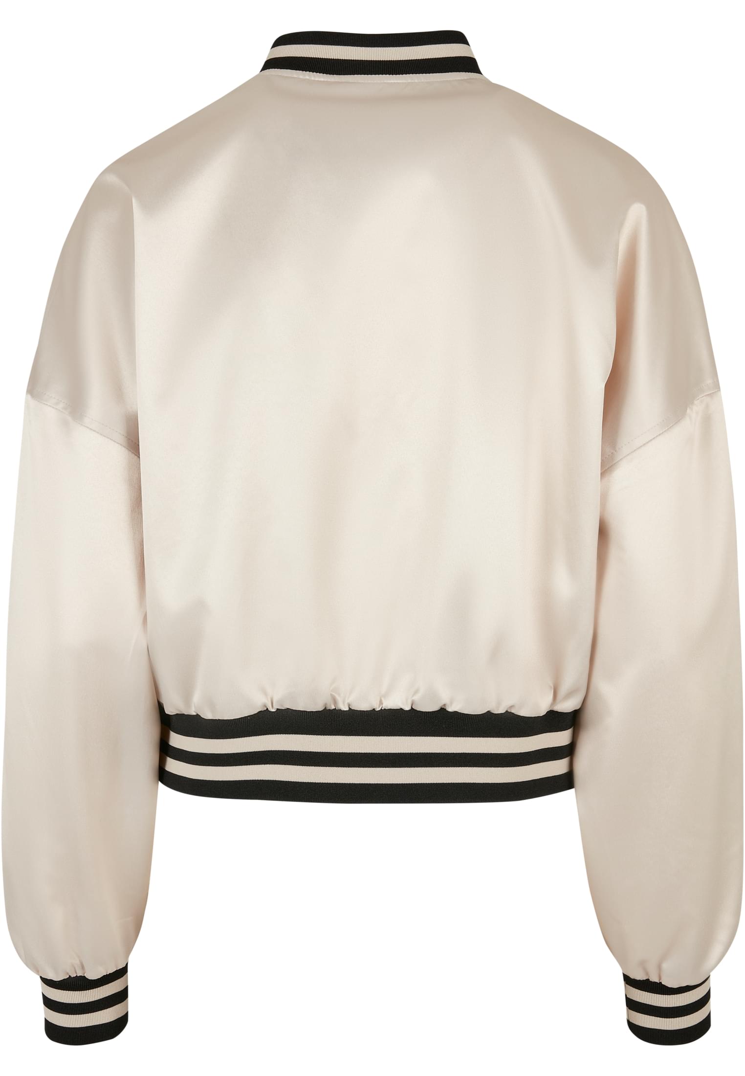 UC Short Oversized Satin College Jacket