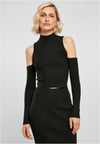 UC Rib Knit Cut Out Sleeve Pitkähihainen