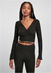 UC Cropped Rib Wrapped Longsleeve