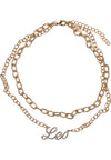 UC Diamond Zodiac Golden halskæde