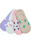 UC Recycled Yarn Invisible Summer Socks 4-Pack