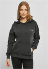 Sudadera con capucha de felpa con bordado pequeño de la UC