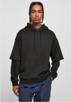 Moletom com capuz de manga dupla oversized UC