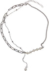 Collar de cadena variada de perlas de Júpiter de la UC