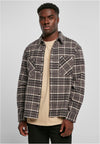 Boxy Kane Check Shirt szürke/fekete XXL