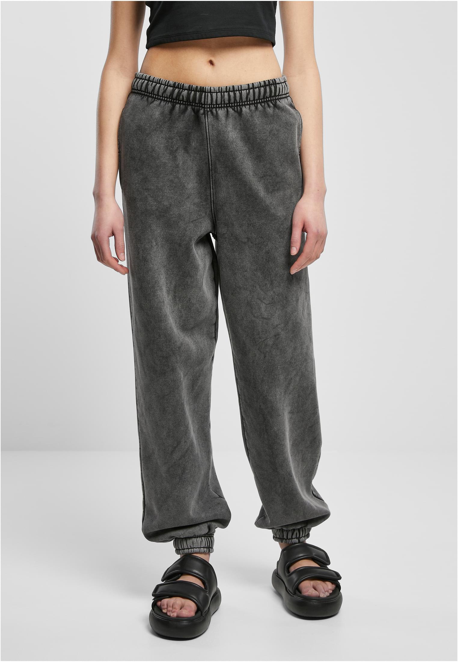 UC High Waist Stone Washed Sweat Pants