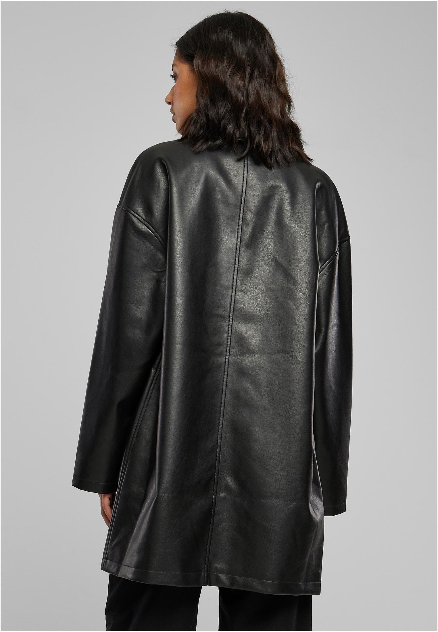 UC Faux Leather Coat