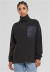 Chaqueta polar para mujer negra XXL