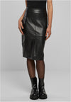 UC Synthetic Leather Pencil Skirt