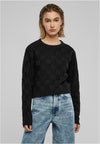UC Check Knit Sweater