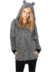 UC Melange Teddy Zip Hoody