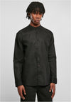 UC Cotton Linen Stand Up Collar Shirt