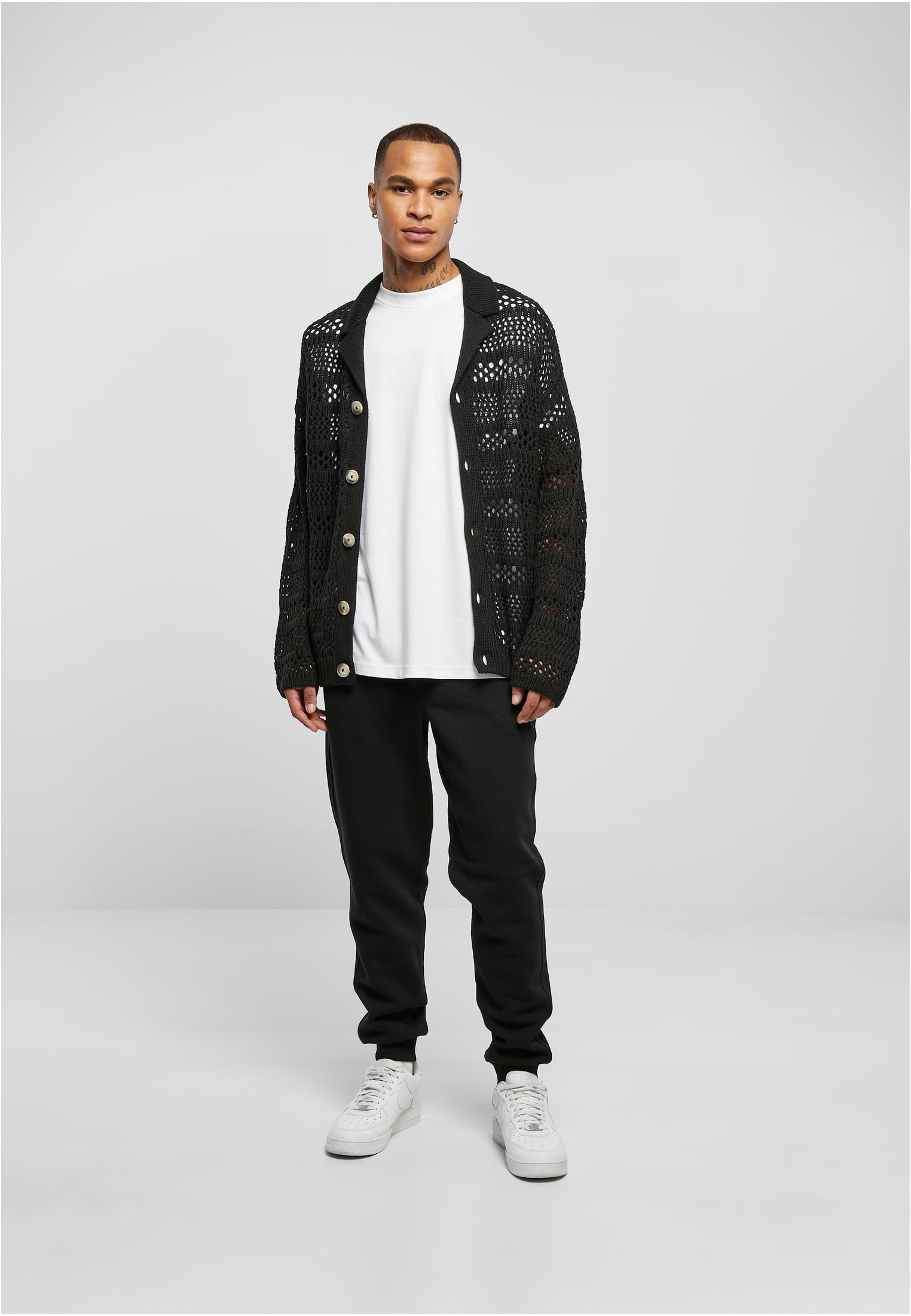 Heklani kardigan crni XXL