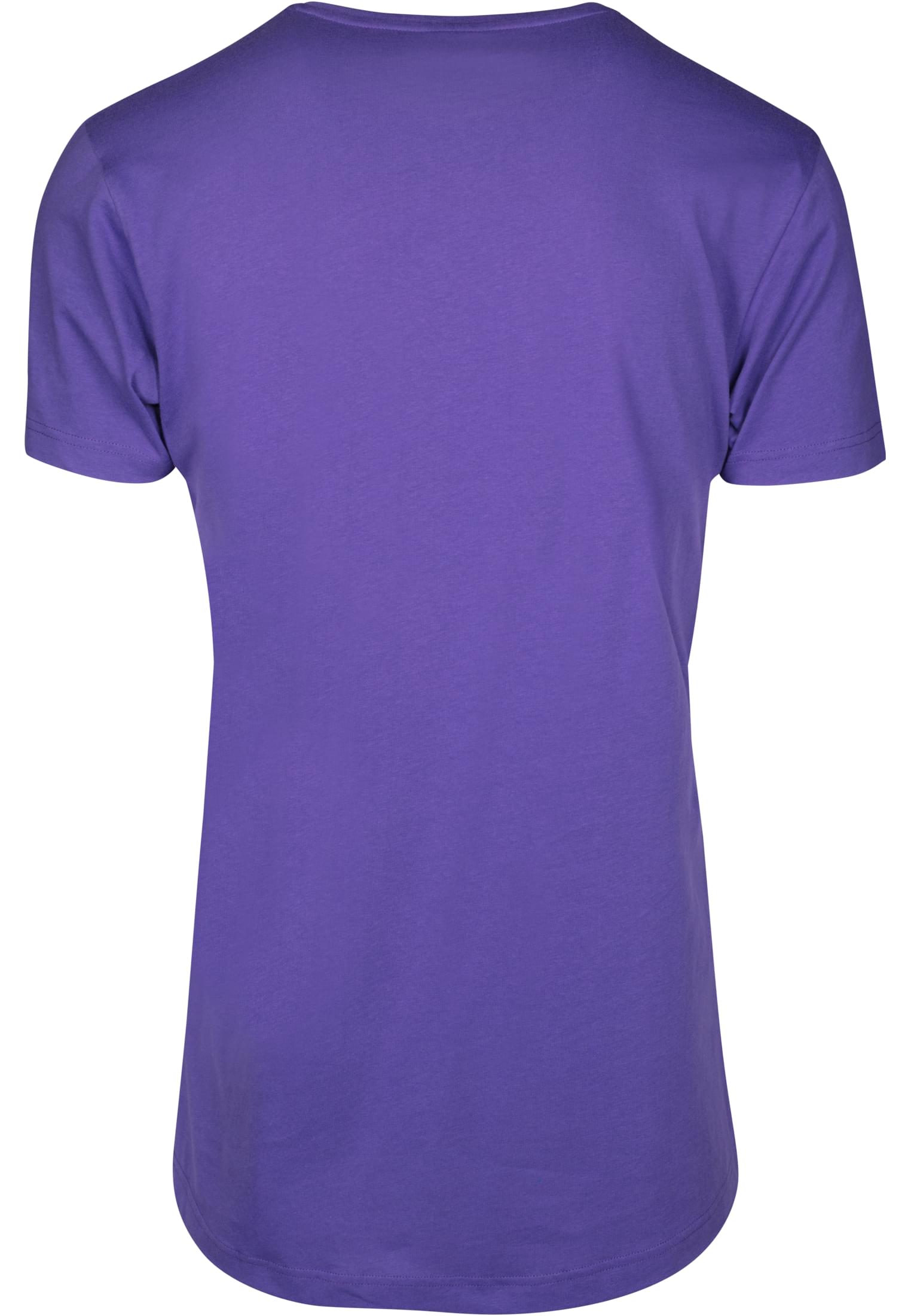 Baksidan av den lila t-shirten UC Shaped Long Tee.