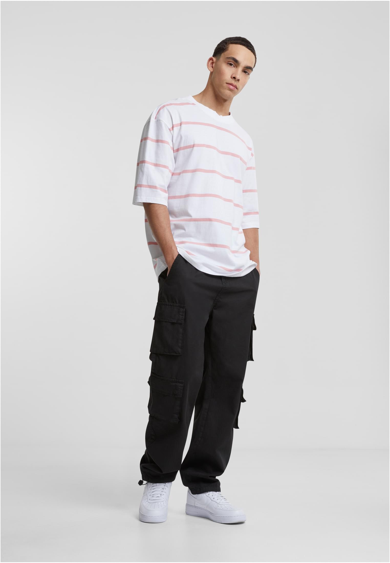 UC Oversized Mouw Modern Gestreept T-shirt