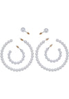 UC Pearl Hoop Earring 3-Pack