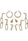 UC Various Chain Earring 5-Pack
