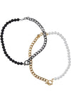 UC Half Pearl Exchangable Necklace 2-Pack