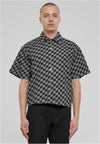UC Laser Check Printed Boxy Shirt